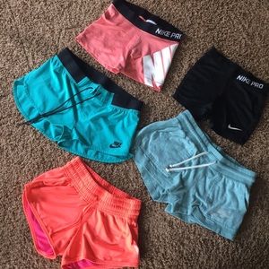ATHLETIC SHORTS BUNDLE (ALL 5 ITEMS)